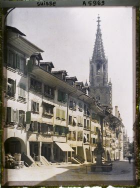 Image représentant Le Münster depuis la Herrengasse