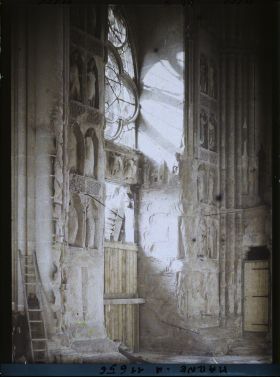 Image représentant France, Reims, Cathédrale, ensemble du Porche gauche