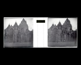 Image représentant Broadway United church of Christ, appelé aussi Broadway tabernacle, à l'angle de 411 Broadway et de la 56 eme rue