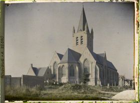 Image représentant Belgique, Neuve Eglise, Abside de l'Eglise reconstruite