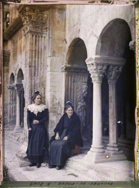 Image représentant Portrait d'arlésiennes, Madame Allemand et Madame Marie Busset