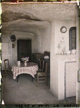 Image représentant Intérieur d'une maison troglodyte aux Patys