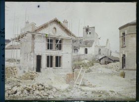 Image représentant France, Nogent l'Abbesse près Reims, Les Maisons neuves et la Vieille Eglise