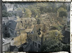 Image représentant Panorama de Soissons avec des toits défoncés