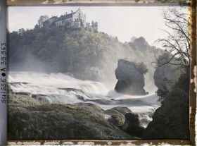 Image représentant Les chutes du Rhin et le château de Laufen