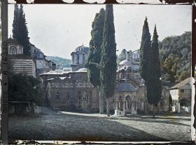 Image représentant Turquie, Hilendar, Ensemble de l'Eglise