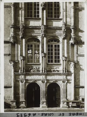 Image représentant La façade nord dite de l'escalier du château