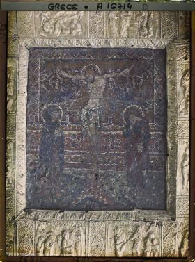 Image représentant Turquie, Mont Athos, Vatopédi, Icône du Crucifiement