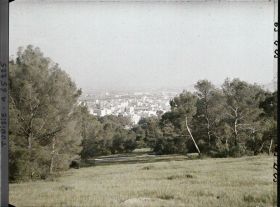 Image représentant Panorama de la ville pris le soir