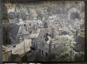 Image représentant Panorama de Soissons avec des toits défoncés