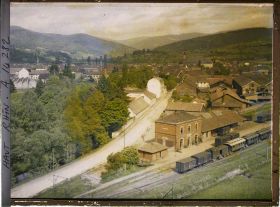 Image représentant Alsace, Massevaux, Vue Générale de Massevaux, prise de Doppenfels