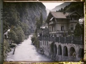 Image représentant La rivière Tamina à Bad Ragaz