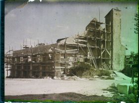 Image représentant France, Nomény, L'Eglise en reconstruction