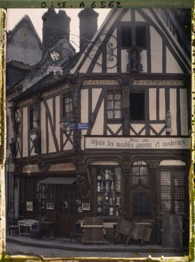 Image représentant France, Campiègne, Maison ancienne rue des Lombards