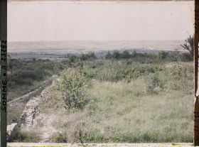 Image représentant France, Mt St Quentin, Panorama près du Mt St Quentin vers Feuillancourt et le Canal du Nord