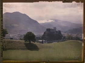 Image représentant France, Lourdes, Panorama sur le Château et le Pic de Ger