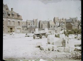 Image représentant France, Béthune, Reconstructions dans le quartier St Vaast