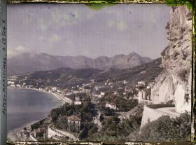 Image représentant Vue de Menton Garavan prise de la Via Aurelia