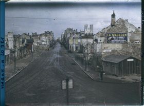 Image représentant France, Reims, Aspect de la rue de Vesle