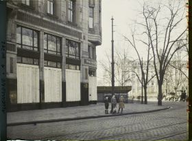 Image représentant Prusse, Düsseldorf, Schadowplatz, maison fermée