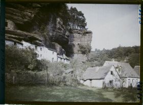 Image représentant Alsace, La Petite Pierre, Type de Maisons construites dans le rocher