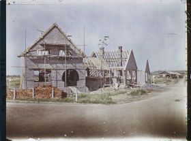 Image représentant France, Tergnier, Cité des Chemineaux, Types de maisons, en Construction rue de Serbie