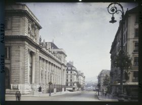 Image représentant L'Hôtel des Postes et la rue du Mont-Blanc