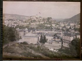 Image représentant France, Lourdes, Panorama dans la direction de Lourdes