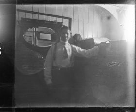 Image représentant Un passager dans une cabine de 2eme classe