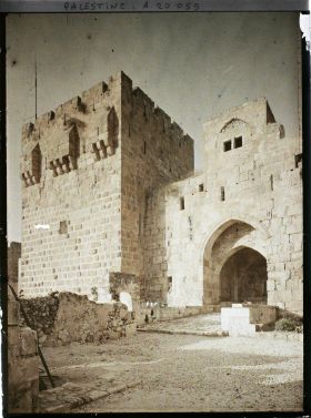 Image représentant Entrée de la citadelle par la Porte de David (vue de l'intérieur ?)