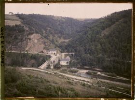 Image représentant Le vieux pont de Gabarit, avec le restaurant le Gabarit