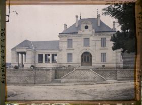 Image représentant France, Morsain, Mairie et Ecoles en Construction