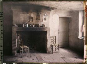 Image représentant Chambre à coucher dans une habitation troglodyte