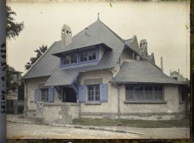 Image représentant L'Exposition des arts décoratifs, VIillage français, Maison de Bretagne (Ty-Breiz)