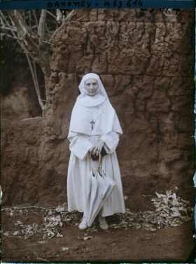 Image représentant Portrait de la mère Mélanie, supérieure de la mission catholique