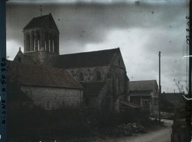 Image représentant France, Bourg et Comin, Effet de Ciel s/ Eglise