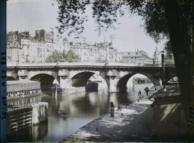 Image représentant Le Pont-Neuf et le quai des Orfèvres vus depuis le port de Conti