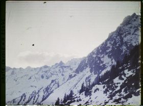 Image représentant France Les Alpes, Vue prise de la Flégère. Coucher de Soleil s/ le Brévent et l'aiguille Pourie