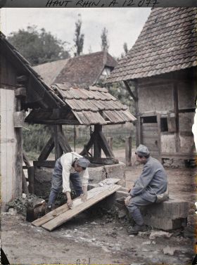 Image représentant Scène près d'un puits