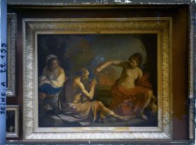Image représentant Loth et ses filles, Le Guerchin, musée du Louvre