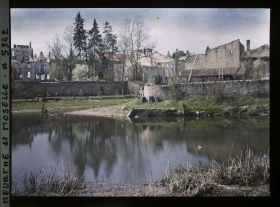 Image représentant France, Gerbéviller, La Mortagne et les roseaux