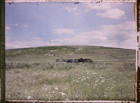 Image représentant France, Bras, Côte du Poivre, et dernier train qui ait passé en Janvier 1916