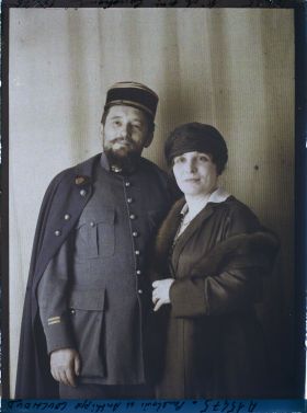 Image représentant Monsieur  Paul-Louis Couchoud et son épouse Anthippe