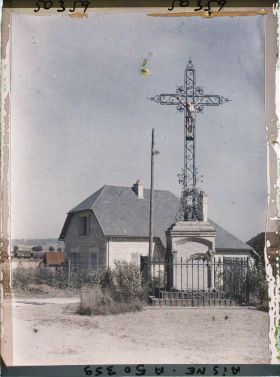 Image représentant France, Mercin, La Croix du Mont aux Morts
