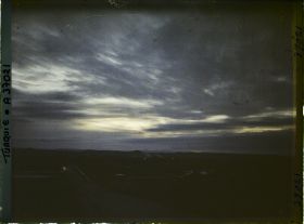 Image représentant Turquie, Angora, Coucher de Soleil sur la plaine d'Angora