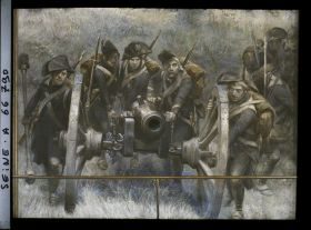 Image représentant Détail du Chant du départ d'Edouard Detaille, salle Bugeaud, rebaptisée salle Detaille, hôtel des Invalides