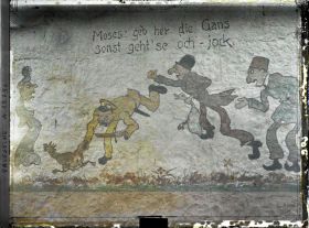 Image représentant Fresques sur un mur du cellier de l'Ecole des Frères de la Salle (ou Frères des Ecoles chrétiennes)