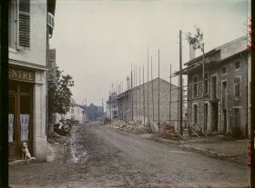 Image représentant France, Vandières, Reconstructions route Nationale