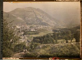 Image représentant France, Lourdes, Le Pic du Jer vu du Calvaire