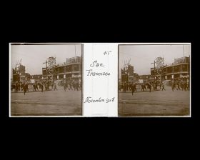 Image représentant Ruines de bâtiments détruits par le tremblement de terre de 1906